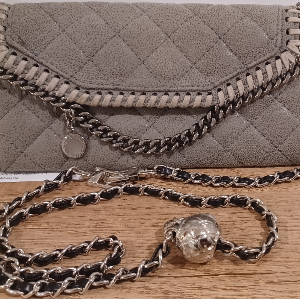 Stella McCartney Grey long wallet
